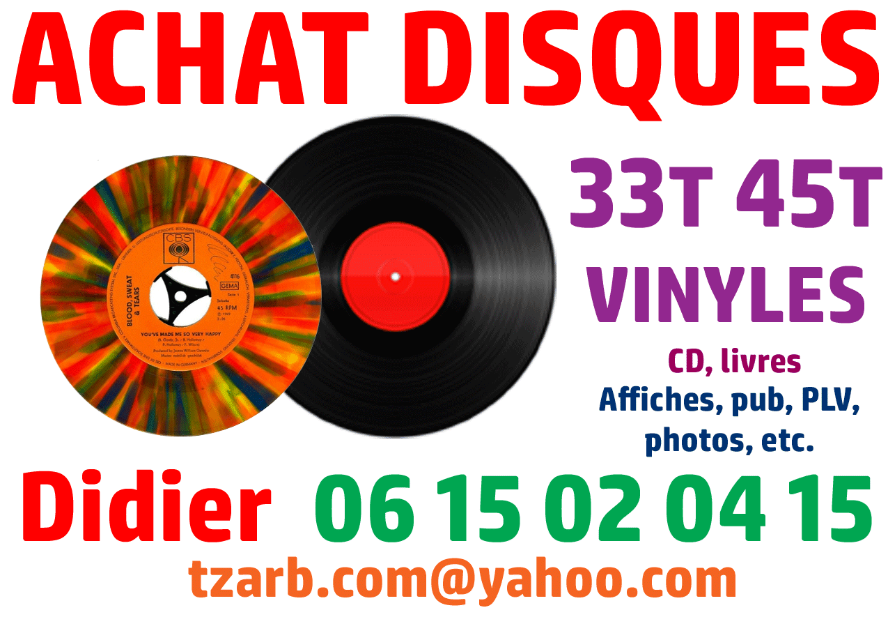 achat de disques vinyle 33t tel 06 15 02 04 15